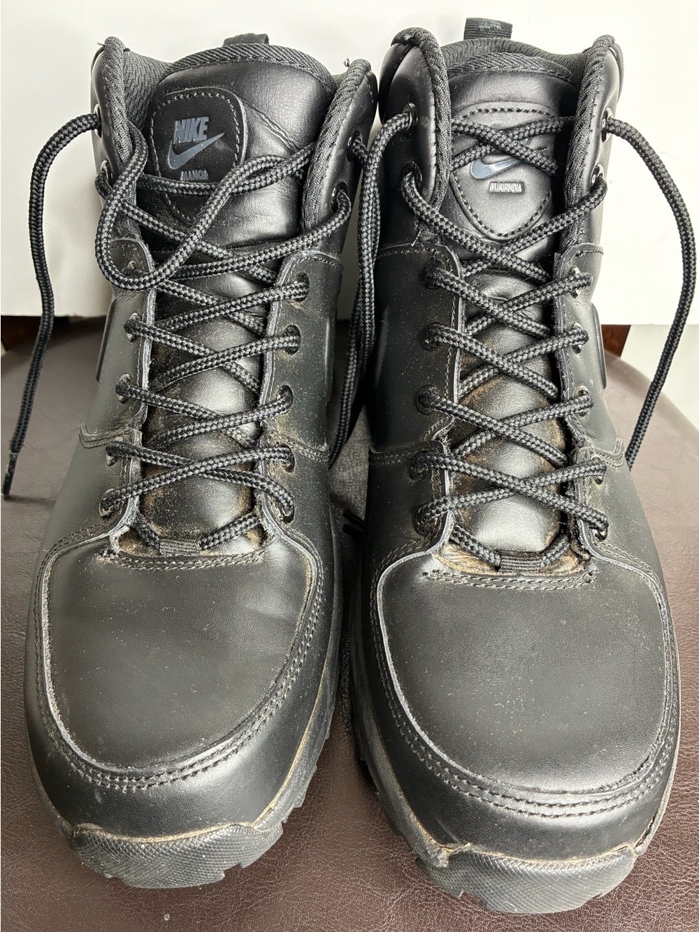 Nike Black Men’s Leather Tactical High-Top Boots